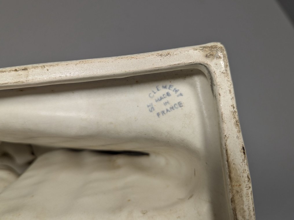 St Clement - Skulptur, Sculpture: Groupe d’antilopes, Charles Lemanceau pour Saint Clement art déco - 30 cm - Töpferware #4.3