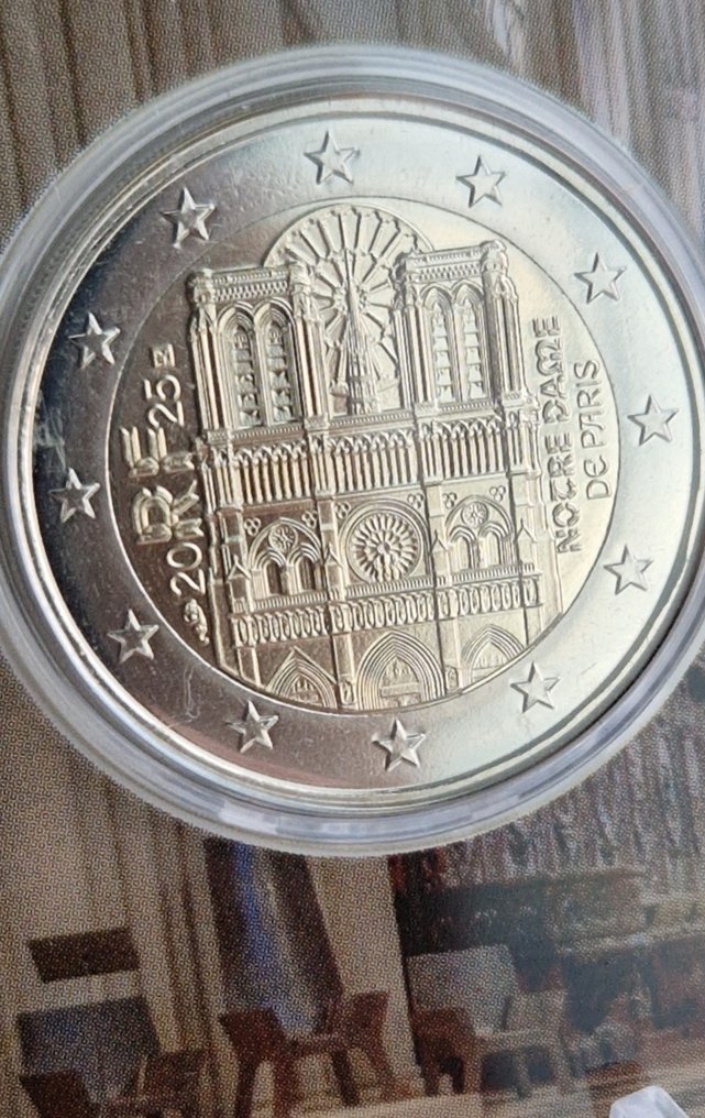 Frankrijk. 2 Euro 2025 "Notre Dame de Paris" (Zonder minimumprijs) #1.0