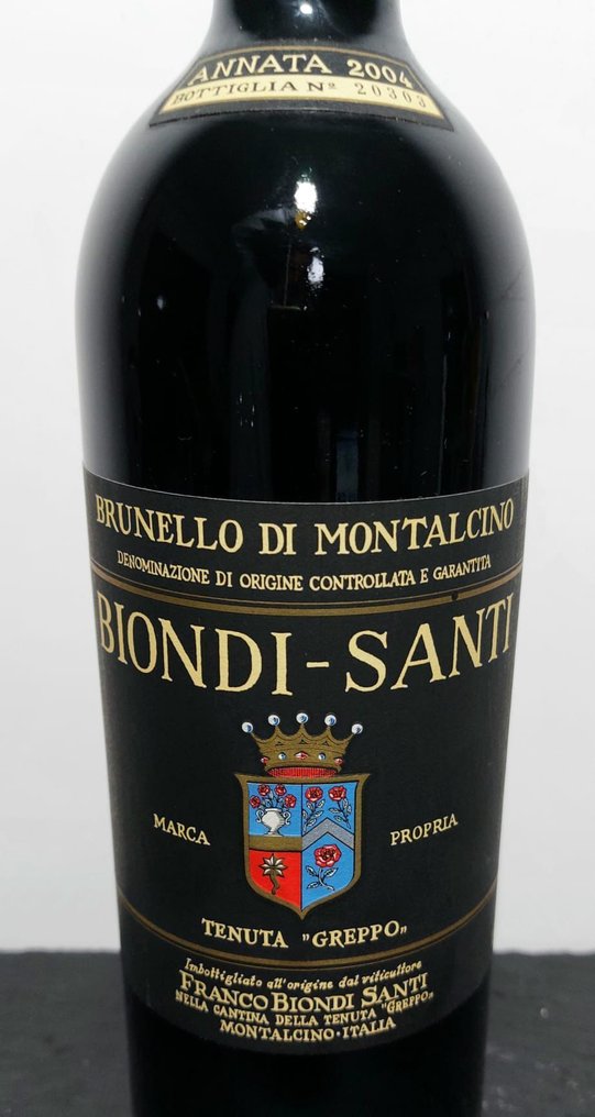 2004 Biondi Santi, Tenuta Greppo - Μπρουνέλο ντι Μονταλσίνο - 1 Î¦Î¹Î¬Î»Î· (0,75L) #1.0