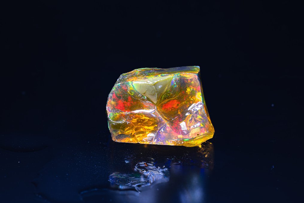 Magnificent Raw Opal Landscape 79.63 carats - NO RESERVE PRICE - Height: 31.3 mm - Width: 24 mm- 15.93 g - (1) #3.2