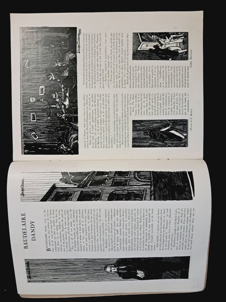 Maurice Tanguy; Guy Arnoux; Cad; Rego Monteiro; Benito - Monsieur, Revue des élégances - Lotto di 9 numeri - 1922 #3.2