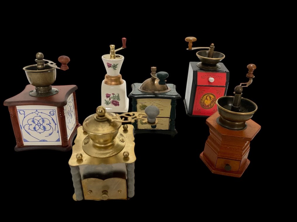 咖啡研磨机 (6) - 木, 金属 - 迷你咖啡研磨机 #1.0