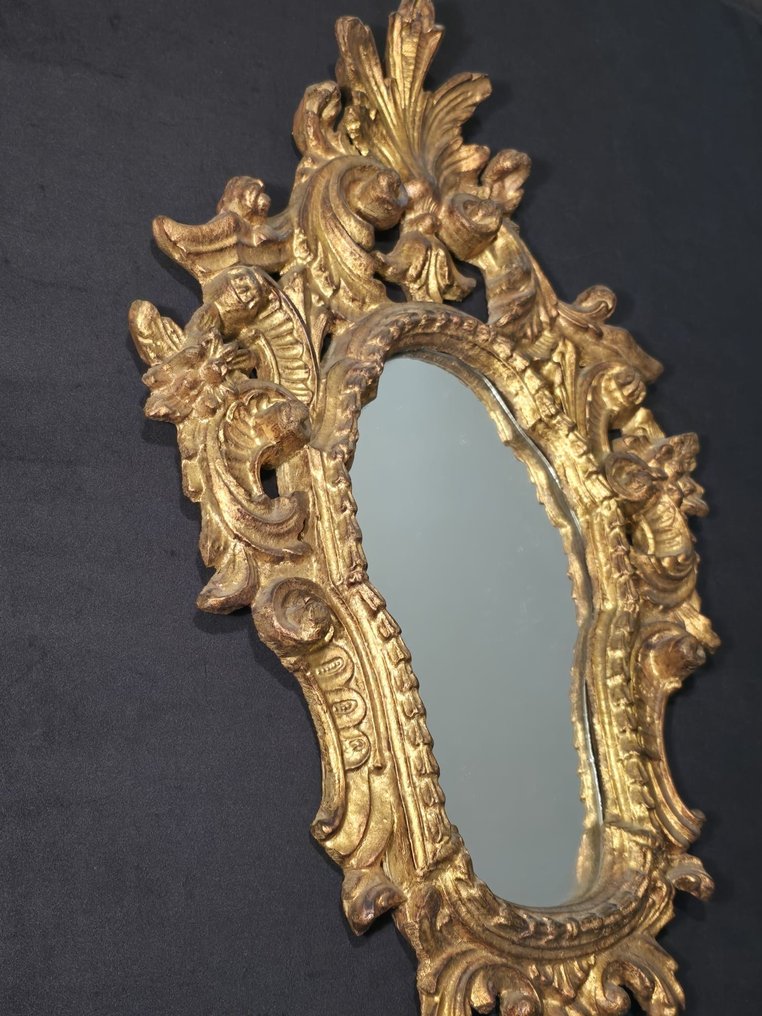 墙面镜子 - 镀金木 #2.1