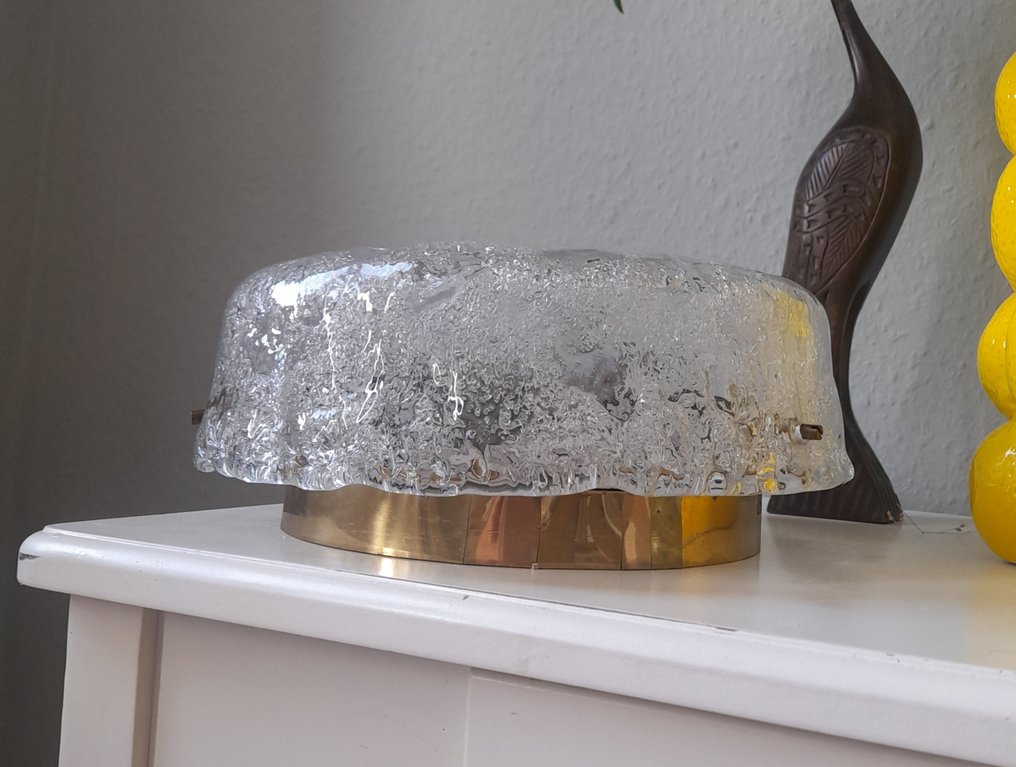 Egon Hillebrand - 吸顶灯 - 玻璃, 黄铜 #2.1