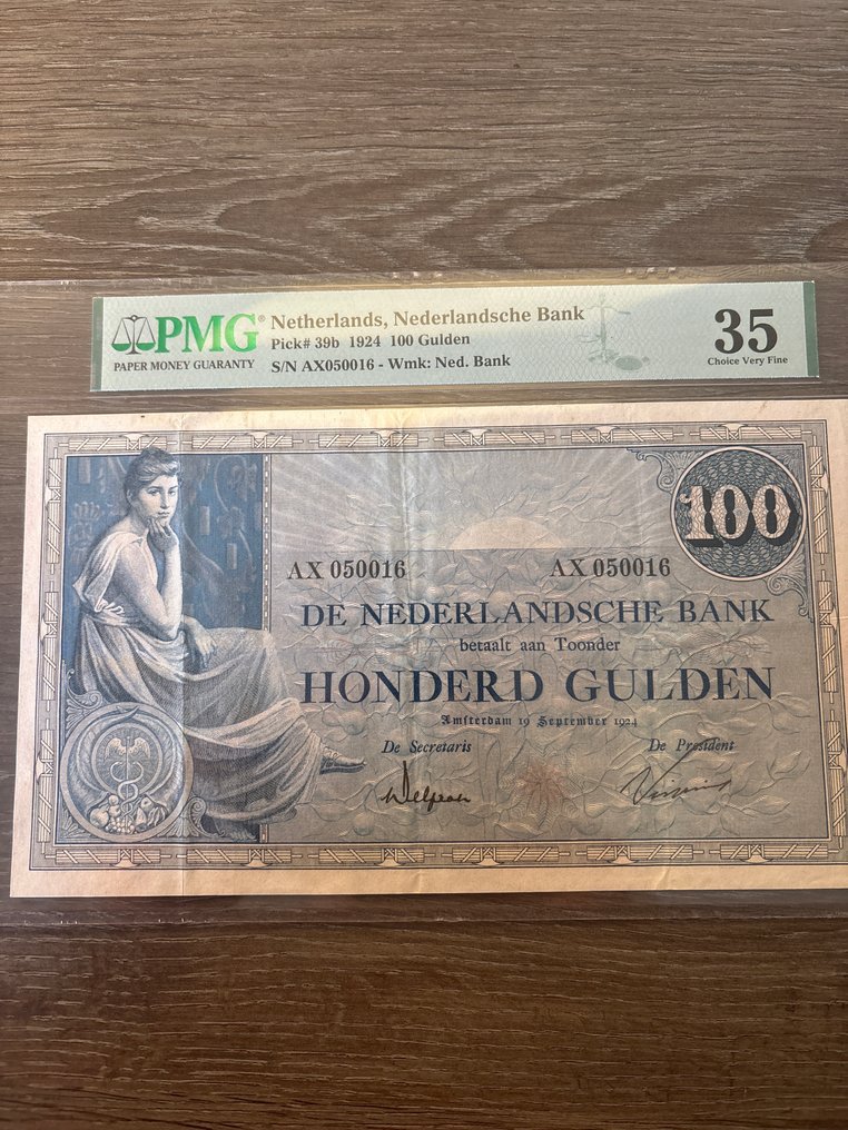 Netherlands. - 100 Gulden 1924 - Pick 39b #1.0