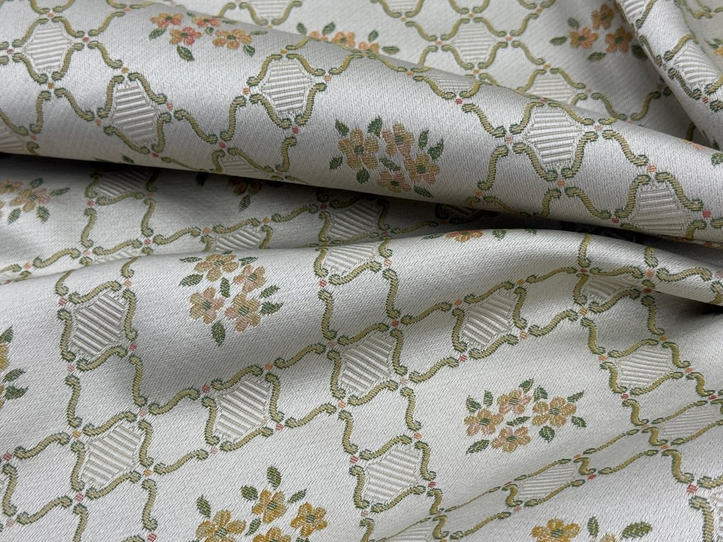 Γεωμετρική κομψότητα σε άνθιση – Υφασμα Jacquard για ταπετσαρίες - Ύφασμα ταπετσαρίας - 2.3 m - 2.8 m #2.1