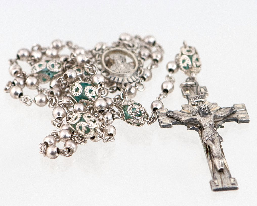 Rosario - .925 argento - 1950-1960 - Creed Sterling #3.2