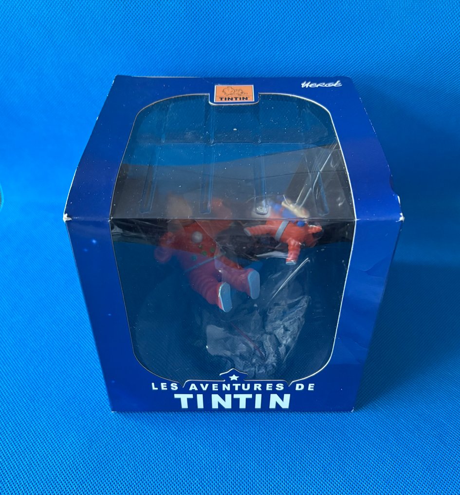 Tintin AR0015323 - Scène cube - Tintin et Milou cosmonautes - 1 小雕像 - 2011 #1.0