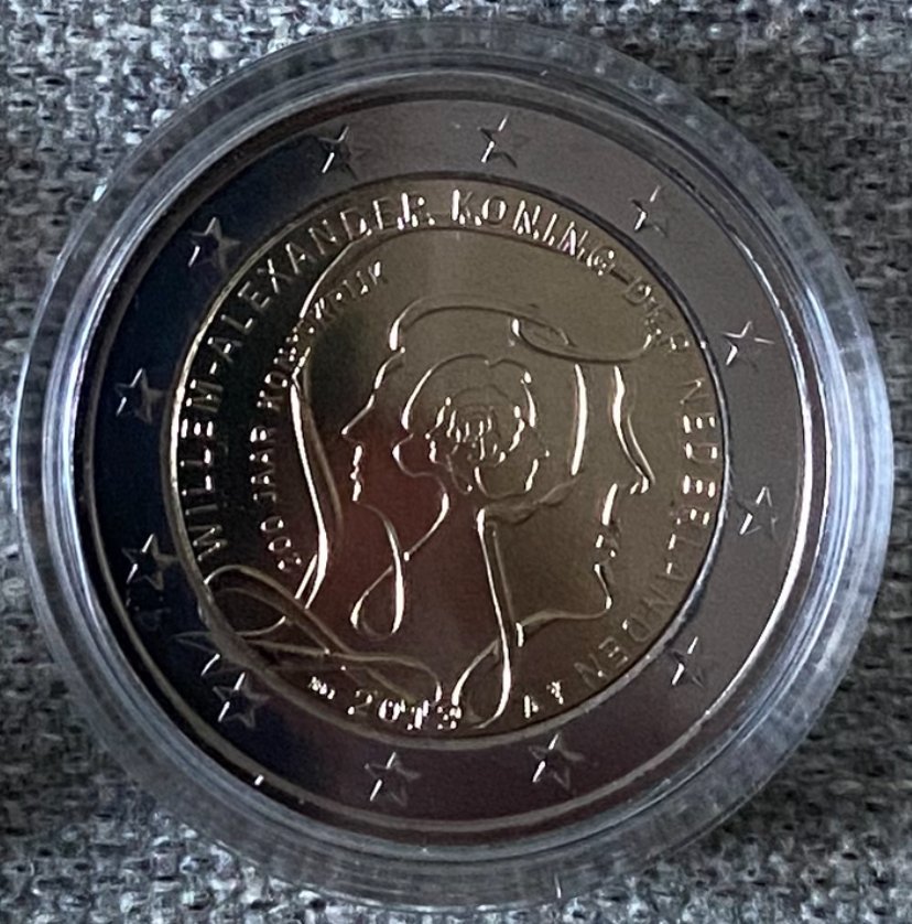 Ολλανδία. 2 Euro 2013 "200 Koninkrijk der Nederlanden" Proof #2.1