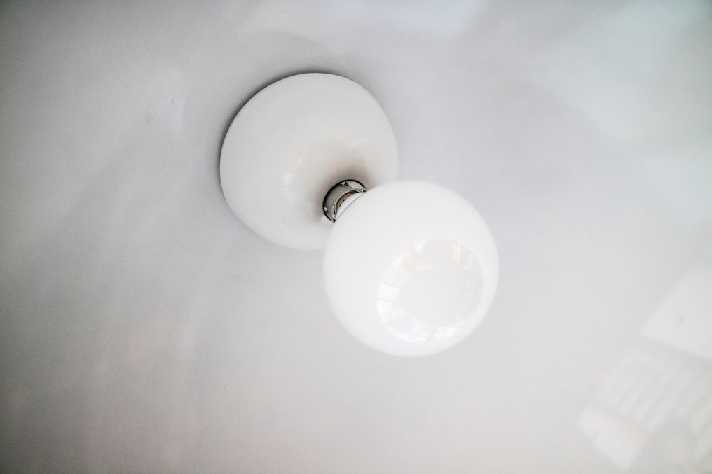 Vico Magistretti - Κρεμαστό φωτιστικό - Αλουμίνιο, Μέταλλο, Πλαστικό - Oluce Sonora 490 - Vico M #2.1