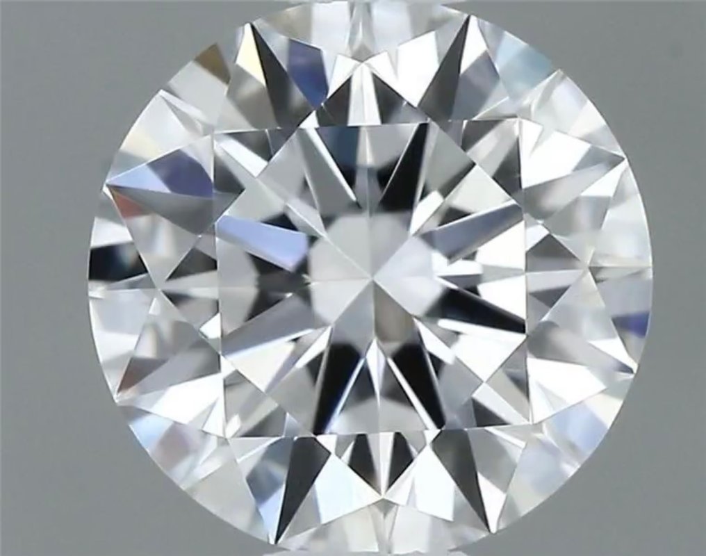 1 pcs 钻石 (天然) - 0.40 ct - 圆形 - D (无色) - VS1 轻微内含一级 - 美国宝石研究院(GIA) - 免运费 #1.0