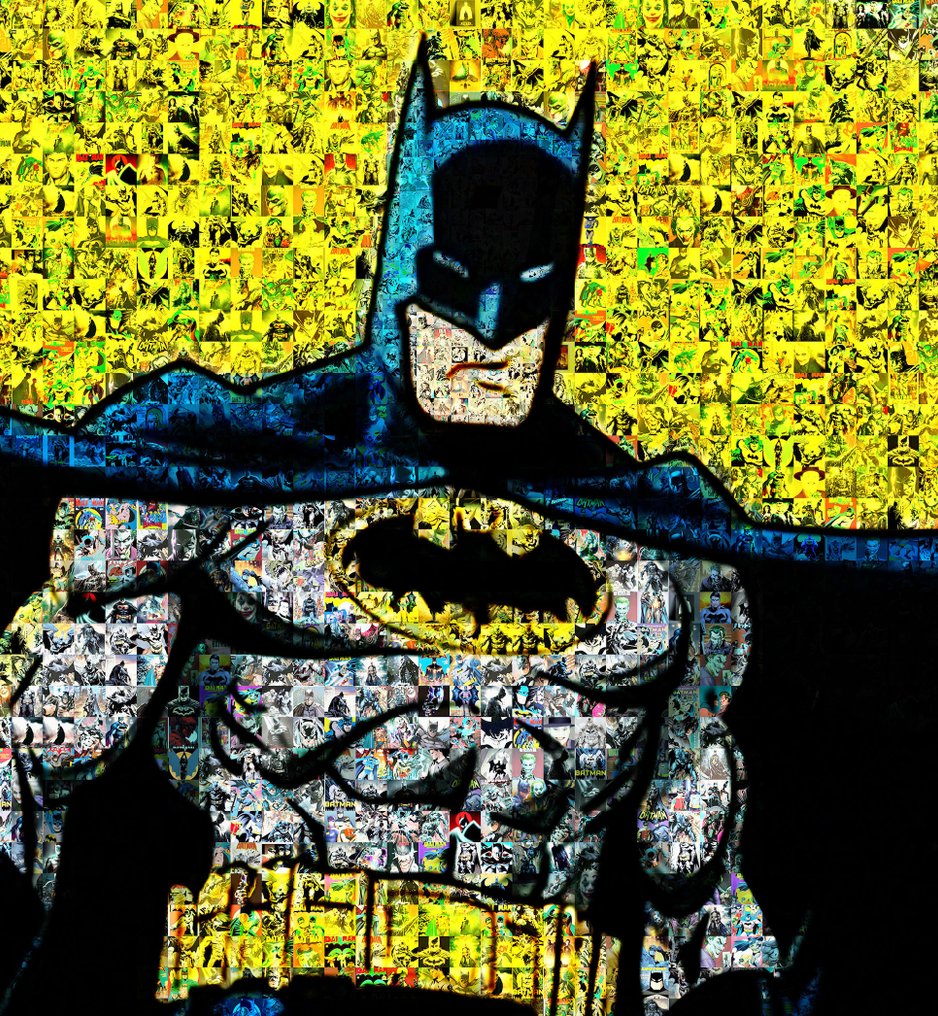 David Law - Crypto Batman XI- Format XL 60x60 #4.3