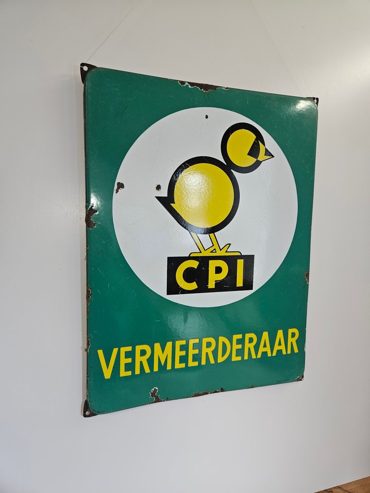 Langcat Bussum - 电子板 CPI 增加器 - 琺瑯標誌牌 - CPI vermeerderaar - 瑪瑙 #4.3