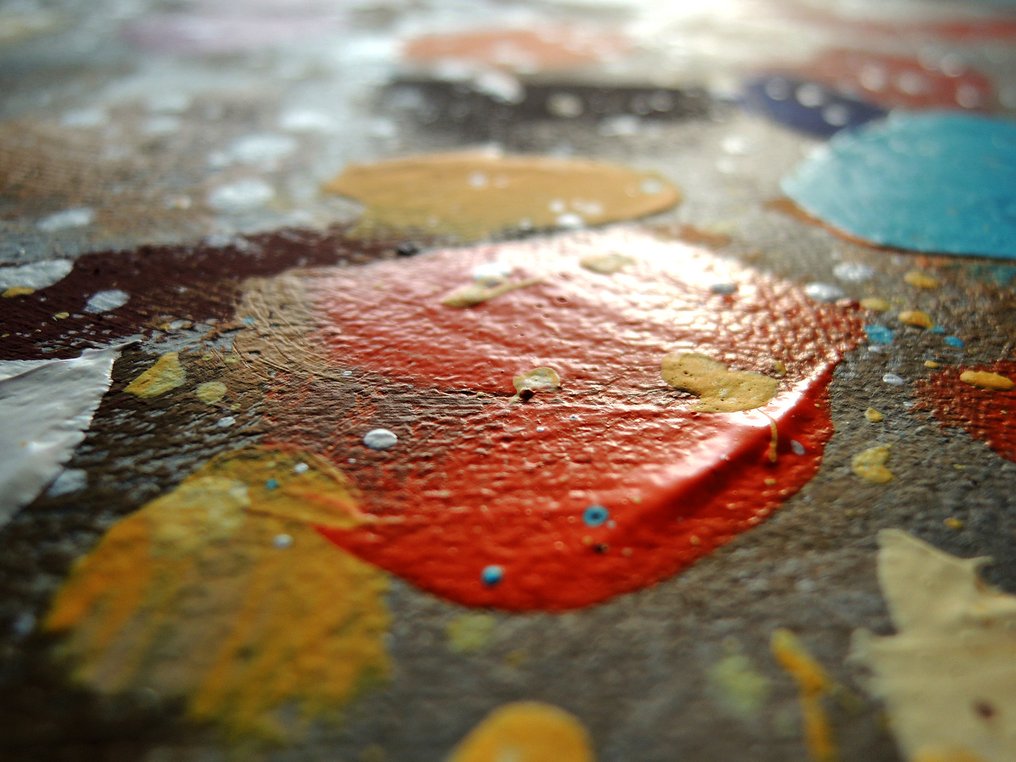 Monika Spiewak - Tree - XXL - Oil Painting Stretched On The Frame - Ready To Hang - 1/1 Unique Piece #2.1