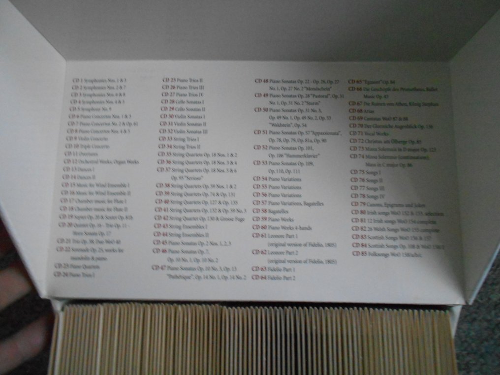 Ludwig van Beethoven - 多位藝術家 - Complete Works, 85 CDs - 多個標題 - CD 套裝 - 2001 #3.2