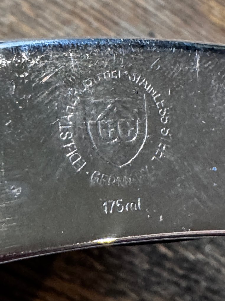 Germany/Freemasonry - Pullo - Ruostumaton teräs - 1940(c) Masonic Hip Flask #1.0