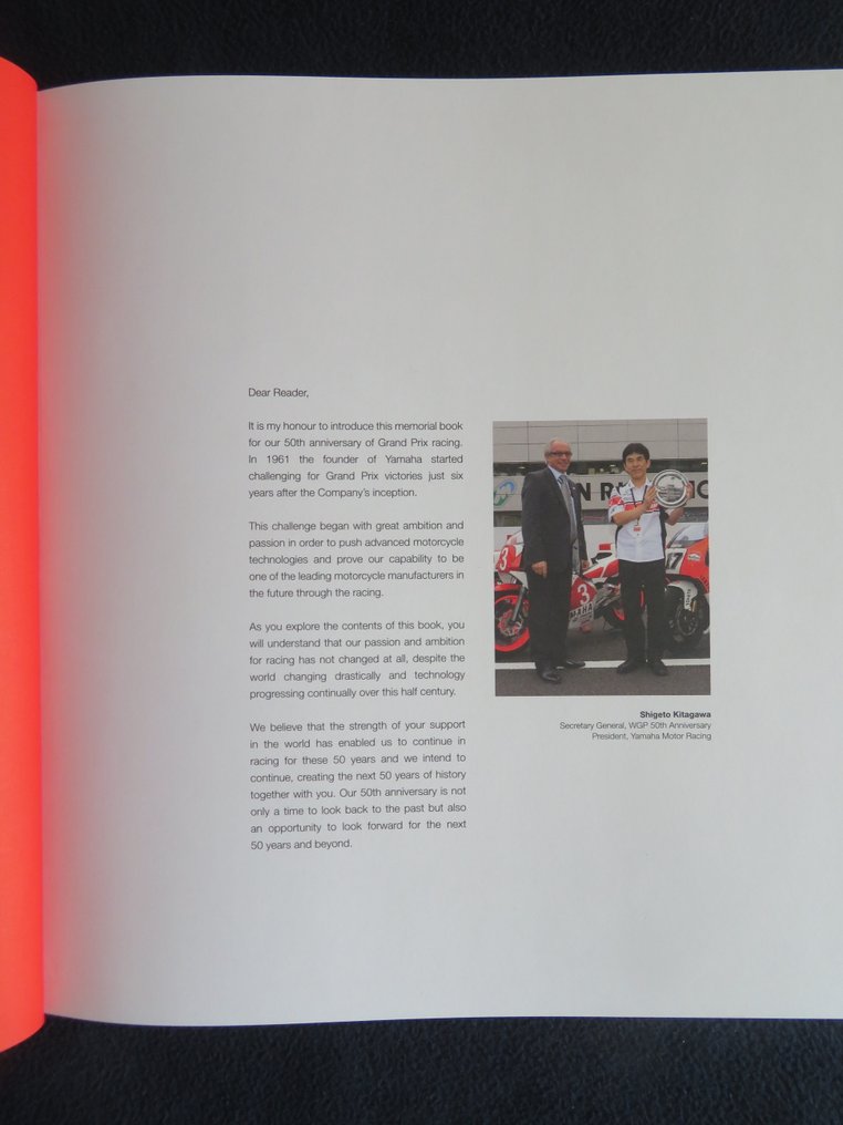 Book - Yamaha - ( Factory Racing ) 50th Anniversary boxed set 1961 World GP 2011 - 2011 #4.3