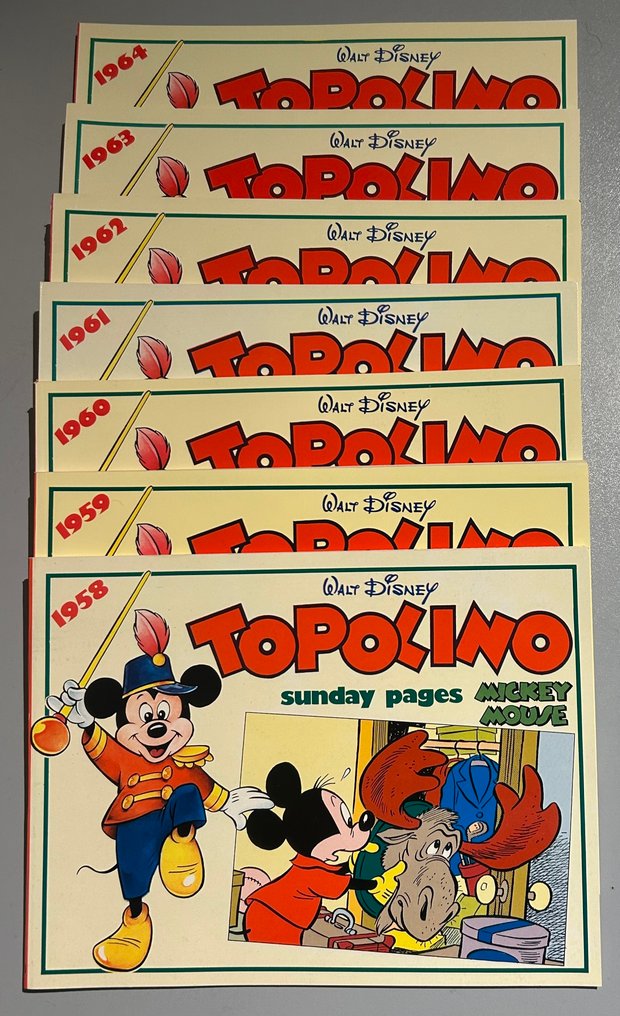 Topolino - cronologia completa Tavole Domenicali - 21 Album - 1983/1989 #1.0