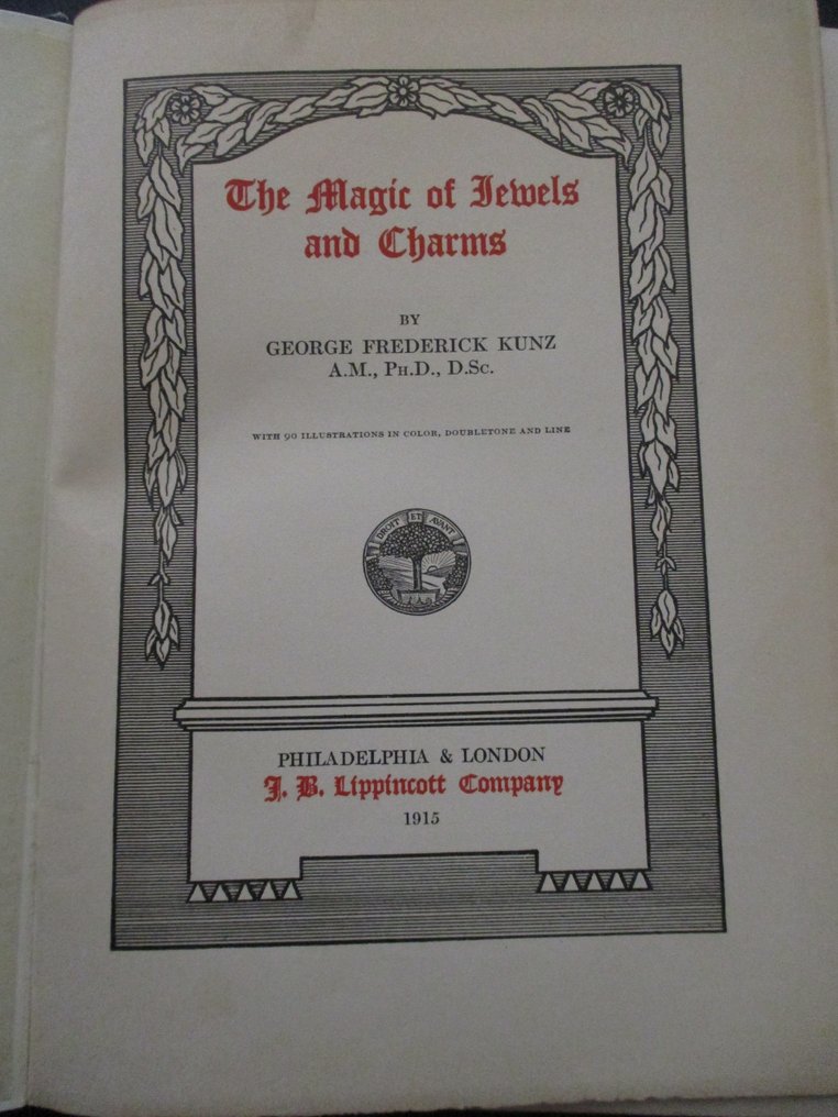 George Frederick Kunz - The Magic of Jewels & Charms and other 4 books about Magic - 1915-2011 #3.2