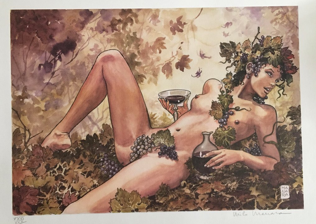 Manara, Milo - 1 Print - la Baccante definitivo - 2018 #3.2