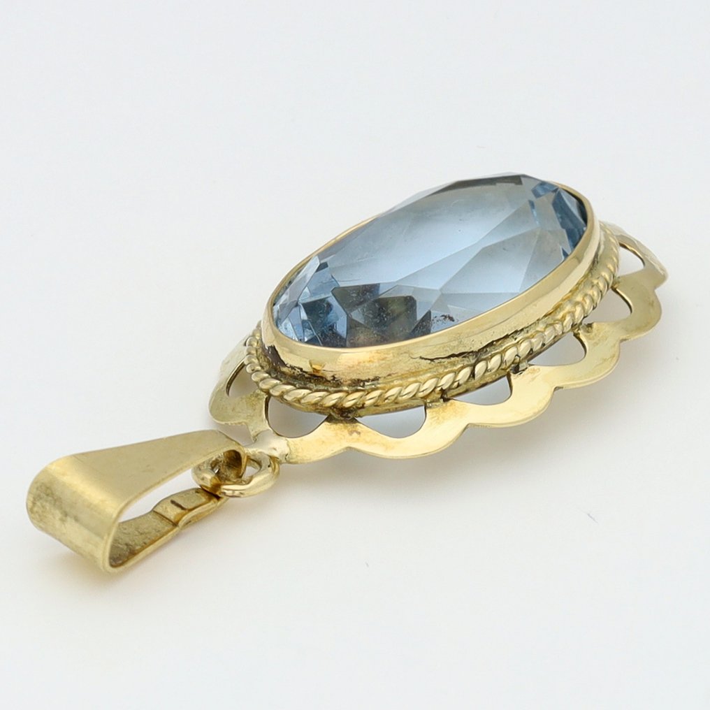 Hanger - 14 karaat Geel goud - Spinel #3.2