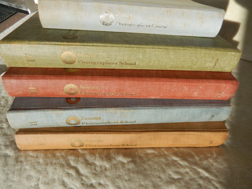 Richard Avadon -Irving Penn-Bert  Stern-Alfred Eisenstaedt e.a. - Famous photographers course  4 delen Engels  +  1 deel Nederlands Naslagfwerk - 1964-1968 #1.0