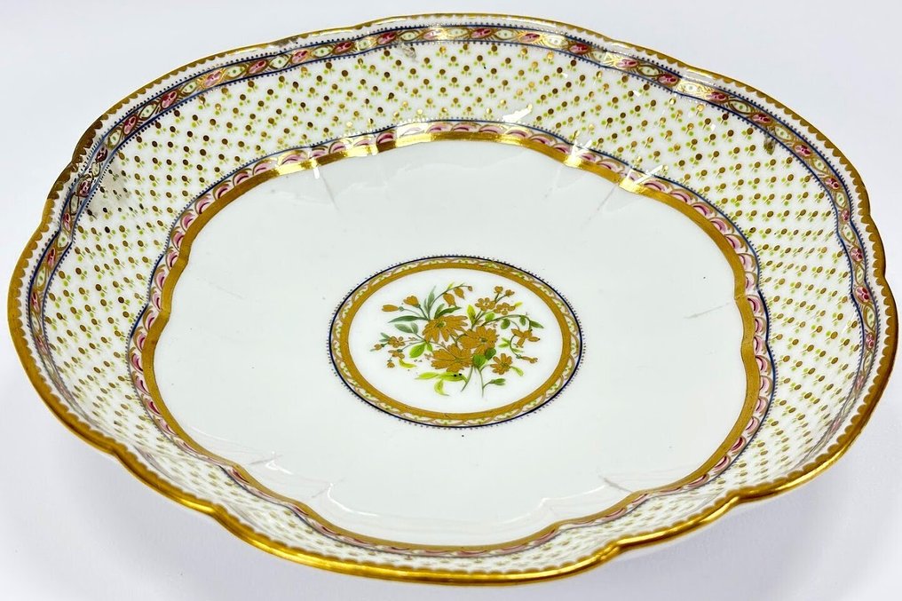 Porcellana Policroma e Oro – Francia – XIX Secolo - Centrepiece - Porcelain - . #1.0