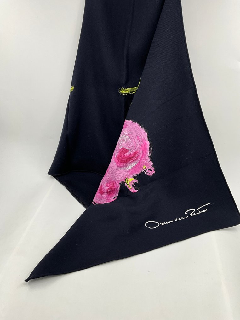 Oscar De La Renta - Étole MAJESTUEUSE -Plaid - Eșarfă #4.3