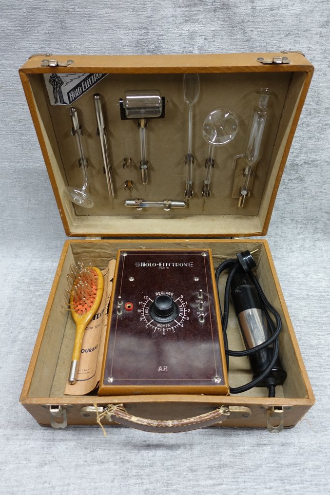 医疗器械 - 电疗设备 - 木, 玻璃, 人造树胶 - Holo Electron VioletRay #1.0