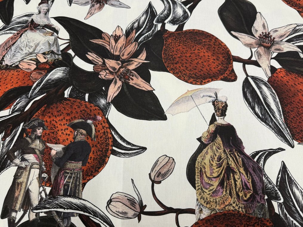 柑橘与贵族——一种介于自然与历史之间的织物 - 室內裝潢織物 - 2.5 m - 2.8 m #4.3