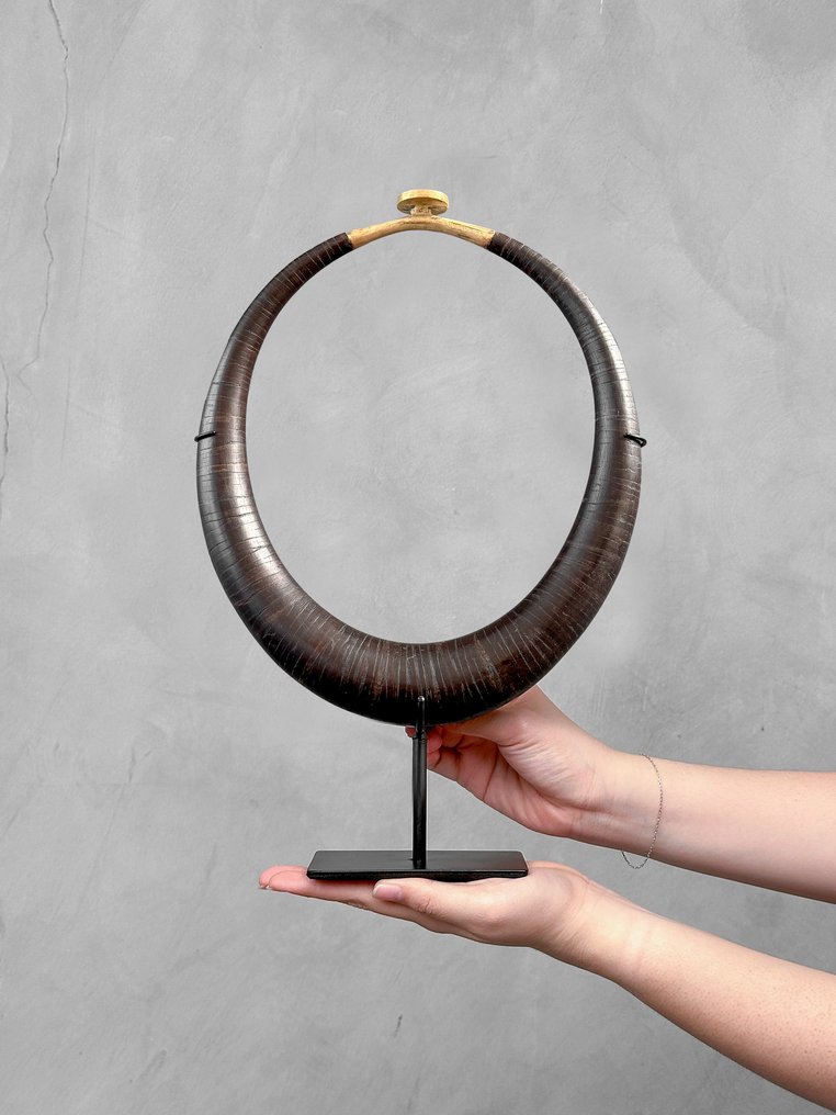 Ornamento decorativo - NO RESERVE PRICE - Decorative ornament - Head hunters necklace (kalabubu) - Indonesia #1.0