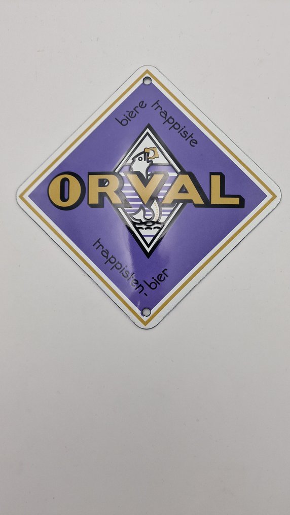 ORVAL Enamel sign Trappist Ale Belgian beer - Enamel plate (2) - Enamel #2.1