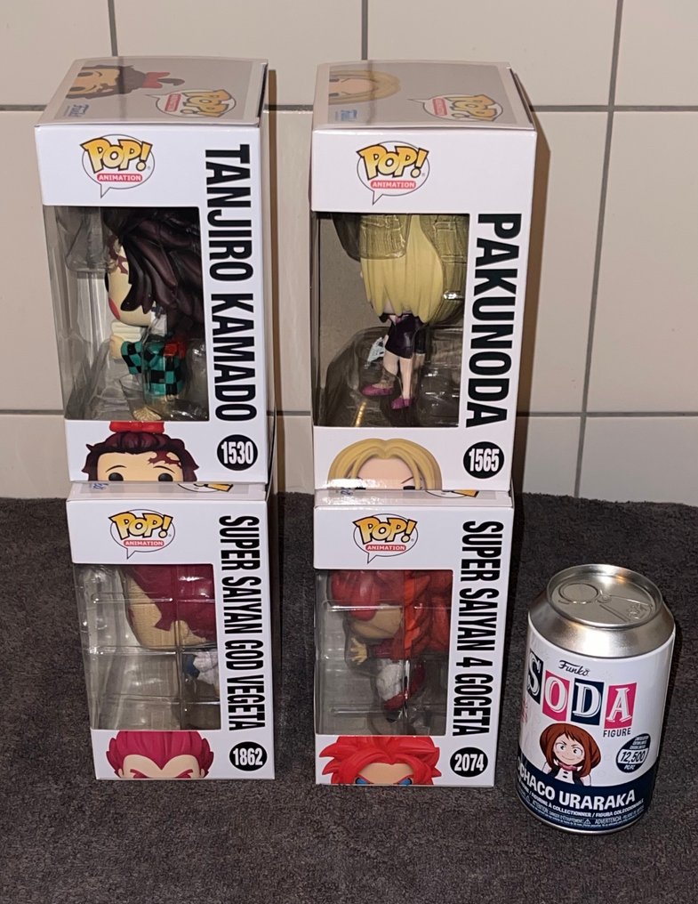 Funko  - Funko Pop Anime Bundel - 4 Funko Pops + 1 soda pop - 2020+ - China #3.2