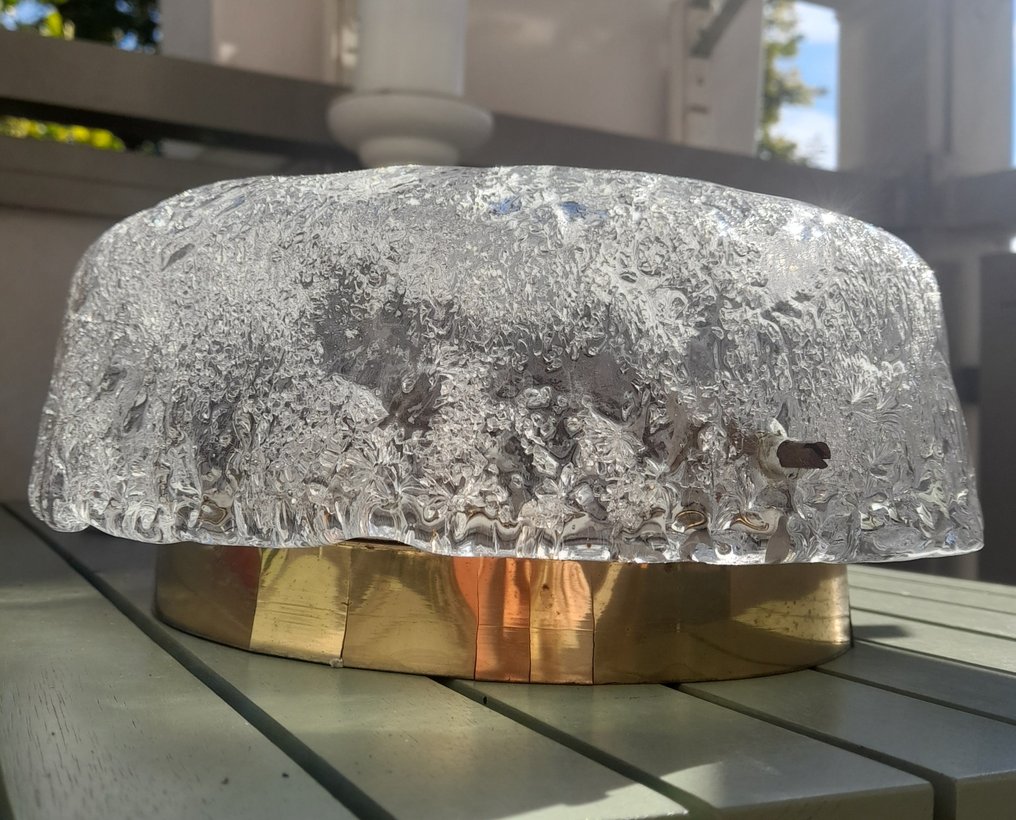 Egon Hillebrand - 吸顶灯 - 玻璃, 黄铜 #3.2