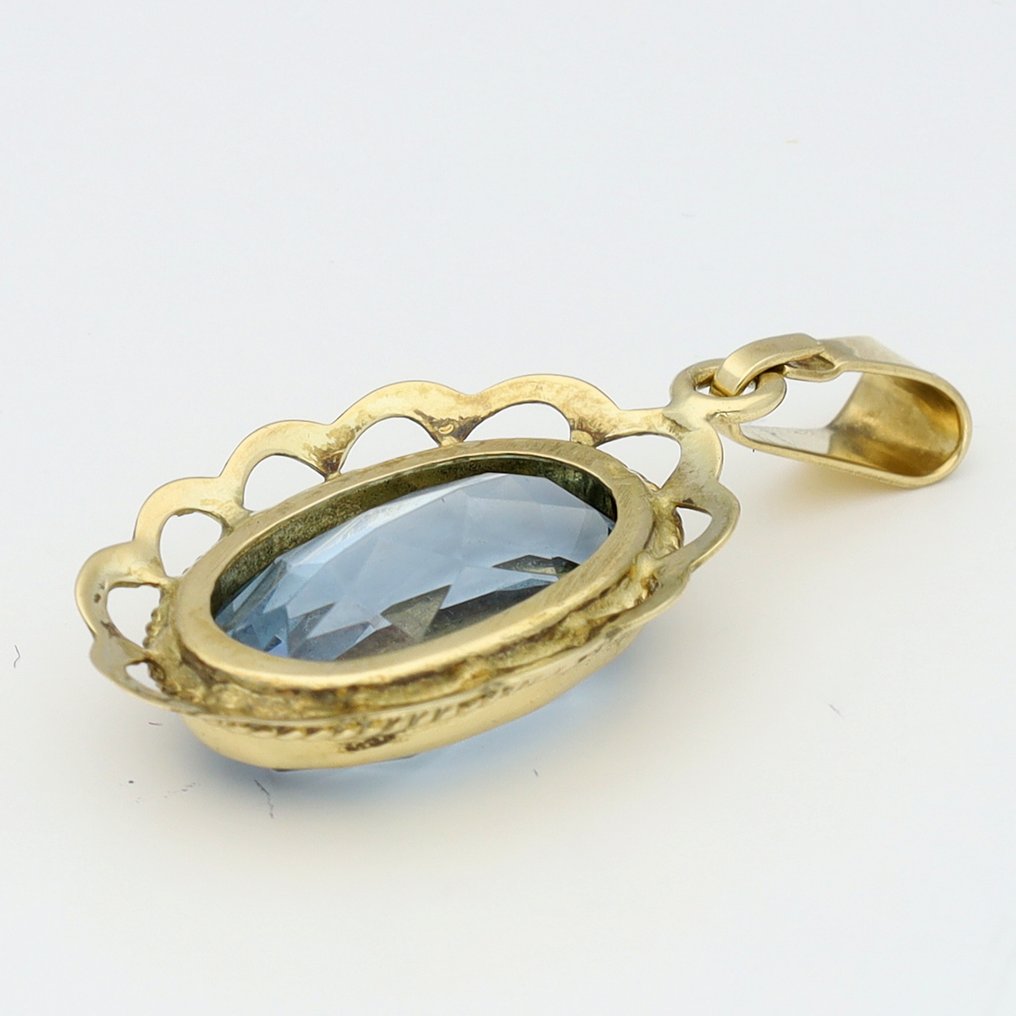 Hanger - 14 karaat Geel goud - Spinel #4.3