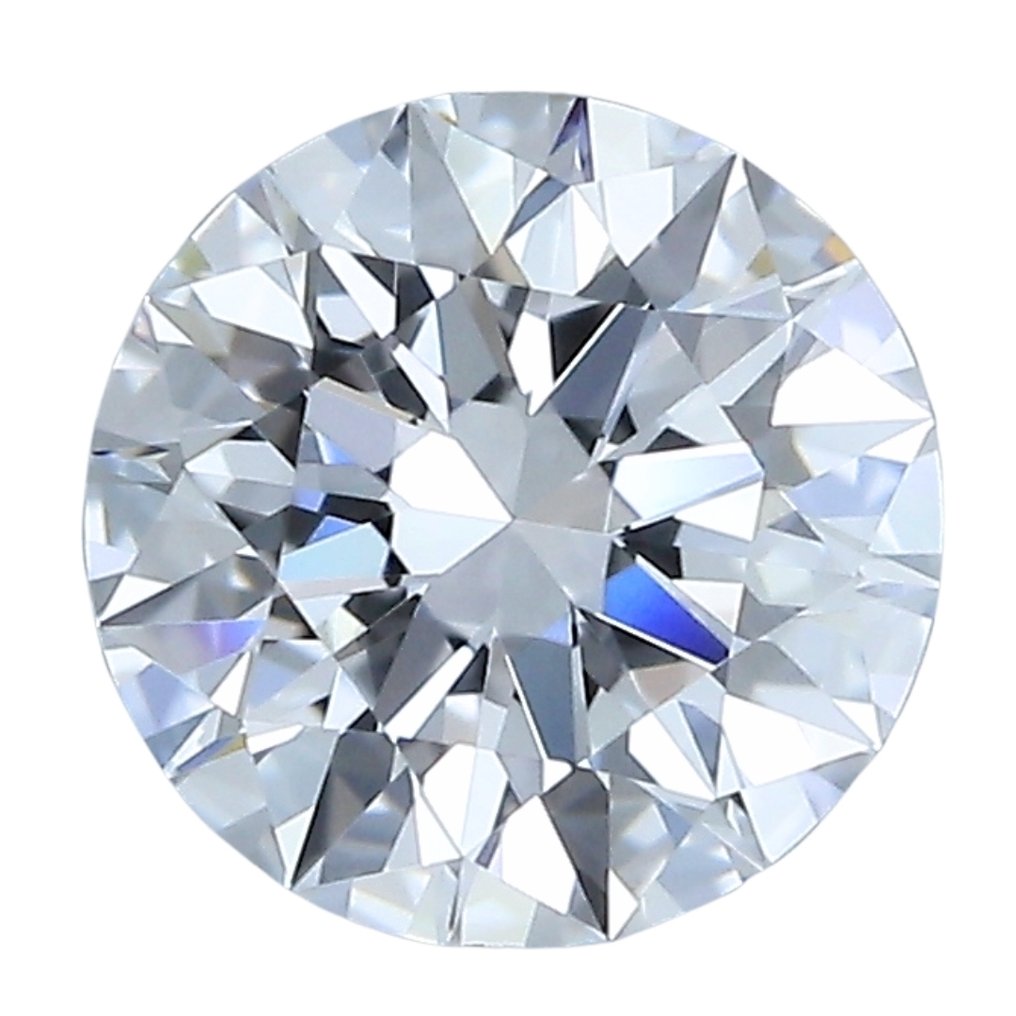 1 pcs Diamante (Natural) - 1.06 ct - Redondo - D (incoloro) - IF - International Gemological Institute (IGI) - Diamante deslumbrante #1.0