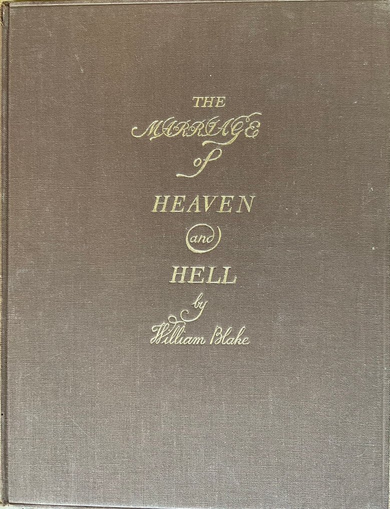 William Blake - The Marriage of Heaven and Hell - 1927 #1.0
