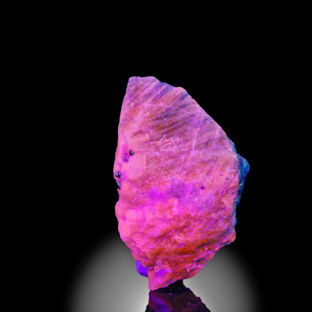 Highly UV Afghanite with Pyrite Crystal - Height: 2.7 cm - Width: 1.5 cm- 6.75 g #2.1