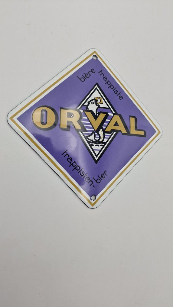 ORVAL Enamel sign Trappist Ale Belgian beer - Enamel plate (2) - Enamel #3.2