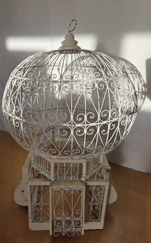  鳥籠 - 木, 金屬 - 古董鸟笼 - 59 厘米 #1.0