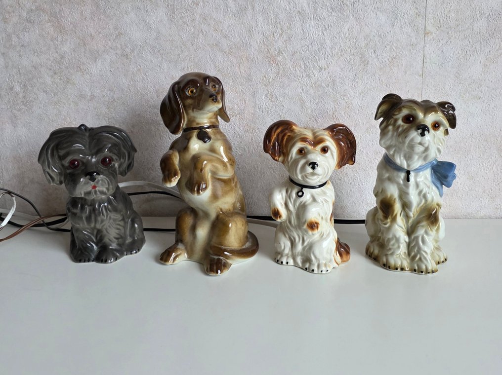 Parfumbrander, Lamp - 香水燃烧器  (4) - 瓷 - 约1900/1950 #1.0