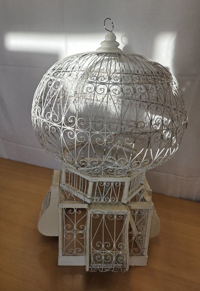  鳥籠 - 木, 金屬 - 古董鸟笼 - 59 厘米 #3.2