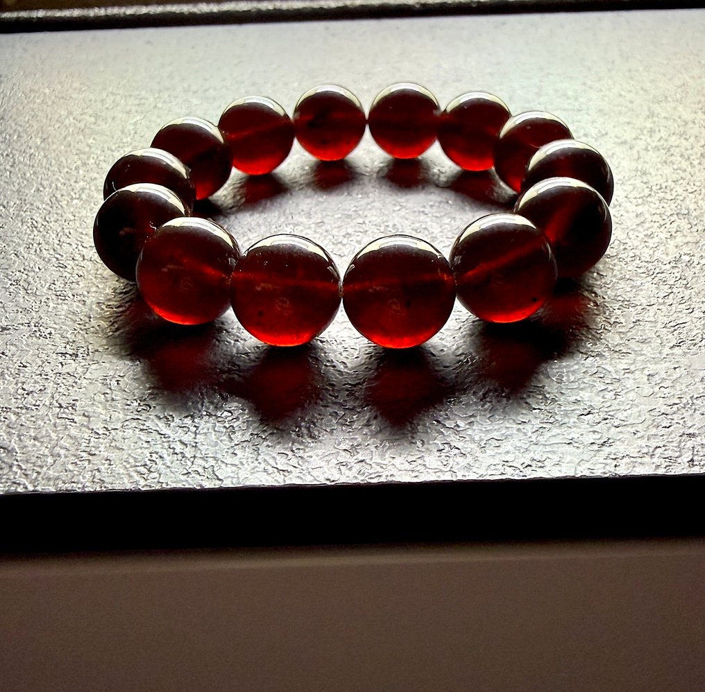 手链 波罗的海琥珀大珠 16 毫米 32.4 克 - 琥珀 - Baltic amber - succinite #1.0