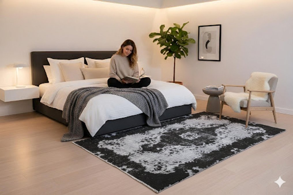 Μαύρο vintage - Χαλί - 210 cm - 120 cm - με πιστοποιητικό #3.2