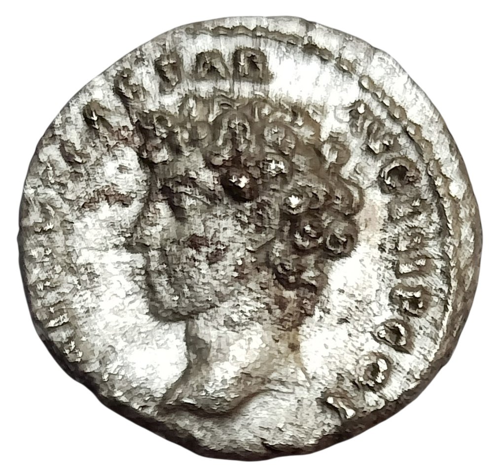 Római Birodalom. Antoninus Pius (AD 138-161). Denarius with Marcus Aurelius #1.0