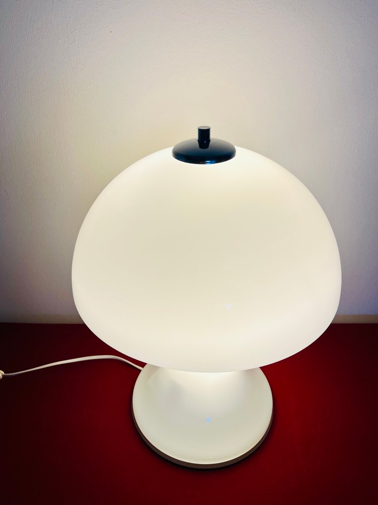 Wila Leuchten - Frank Bentler (attr.) - Lampa stołowa - Szkło opalowe #3.2