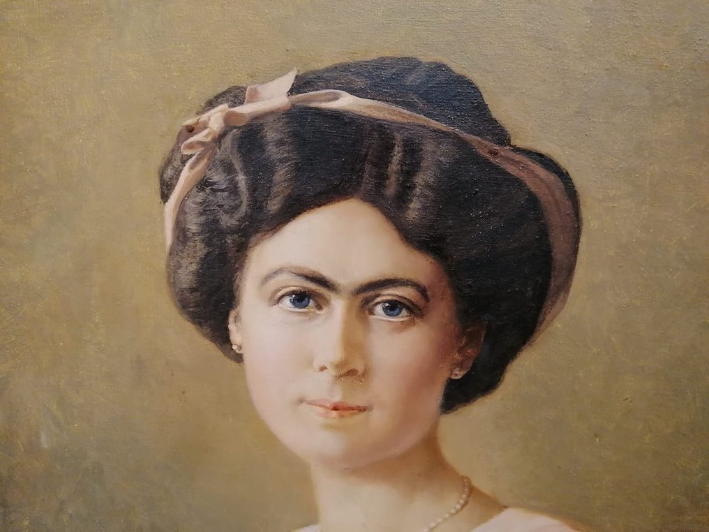Henri Albert Morerod-Triphon (1871–1948) - Élégant portrait de dame #2.1