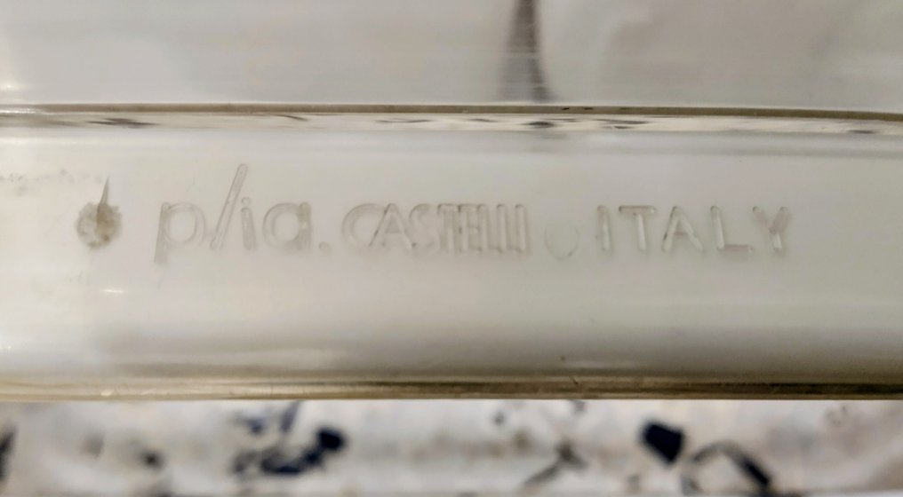 Anonima Castelli - Giancarlo Piretti - Klapstoel - PLIA wit en gerookt - ABS #2.1