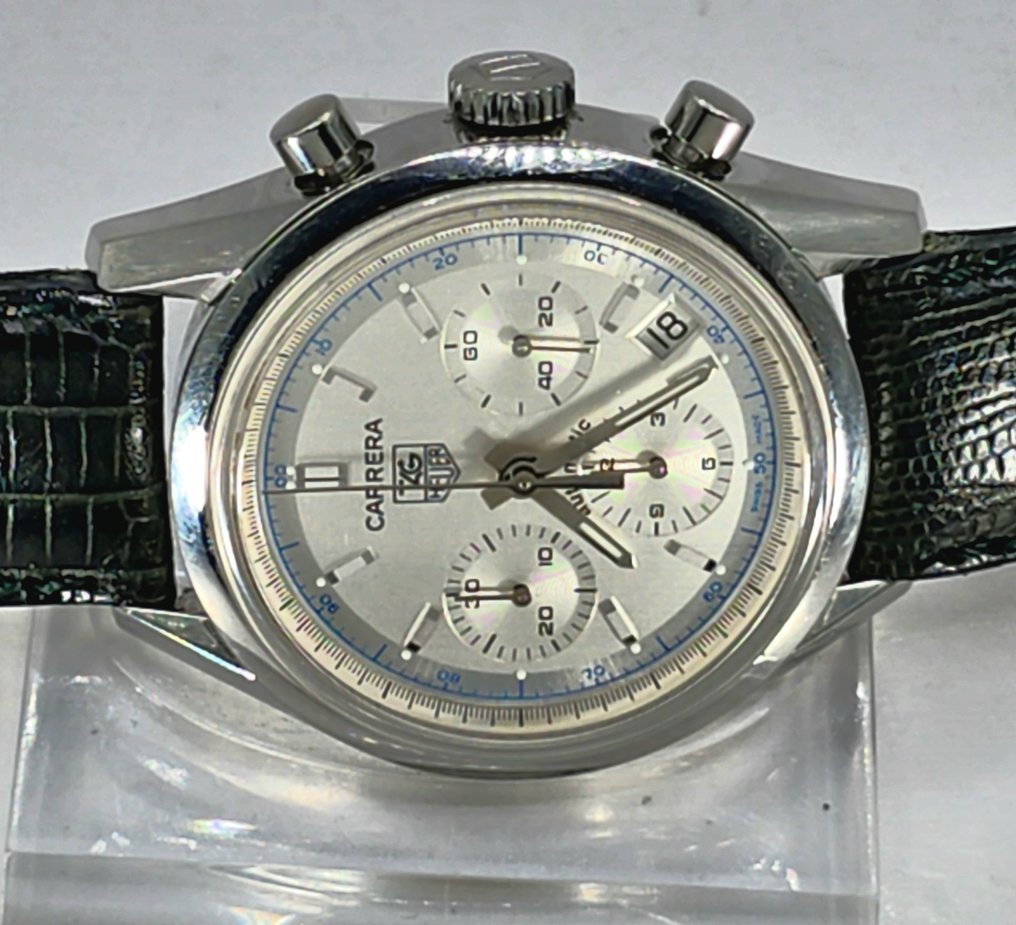 TAG Heuer - Chronograph Carrera - Pilot - Kaliber 17 - markelloses Originalziffernblatt - Schweiz um 1998 - CV2110-0 TW4670 - Mænd - 1990-1999  #3.2