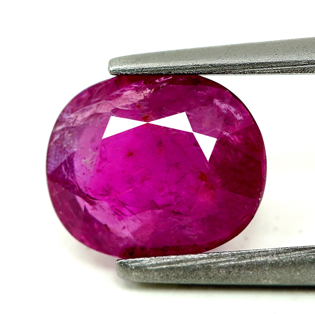 No Reserve Price - 1 pcs  Red Ruby  - 1.80 ct - Bellerophon Gemlab #1.0